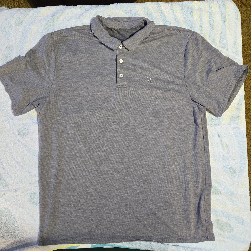 Vuori Men's Light Heather Gray Polo